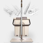 Hand Free Flat Mop and Bucket